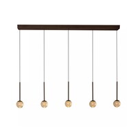 Lucide Dimbare 5-lichts hanglamp Calina met geïntegreerde LED
