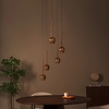 Lucide Dimbare, ronde 5-lichts hanglamp Calina met geïntegreerde LED