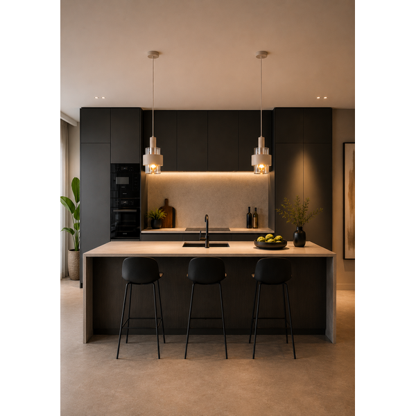 Highlight 1-lichts hanglamp Marrone