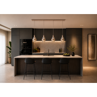Highlight 4-lichts hanglamp Marrone