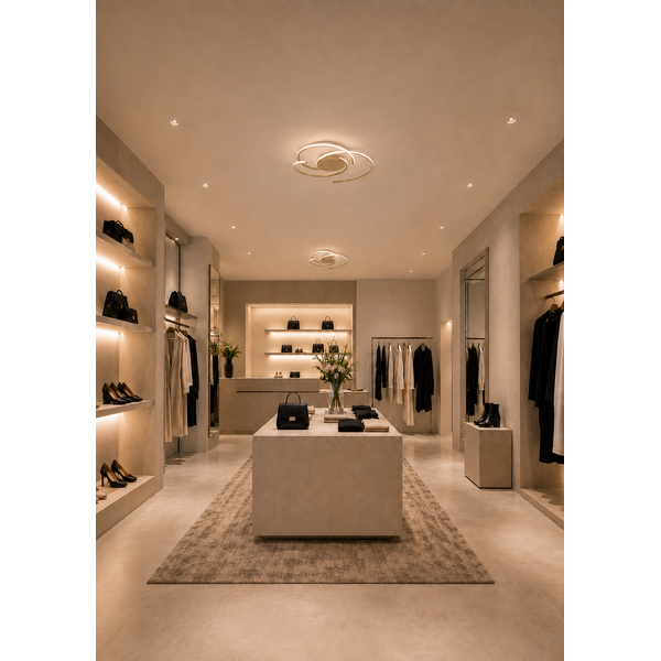 Highlight 3-staps dimbare plafondlamp Reverso met geïntegreerde LED