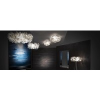 Wand-plafondlamp Clizia Fumé | Medium