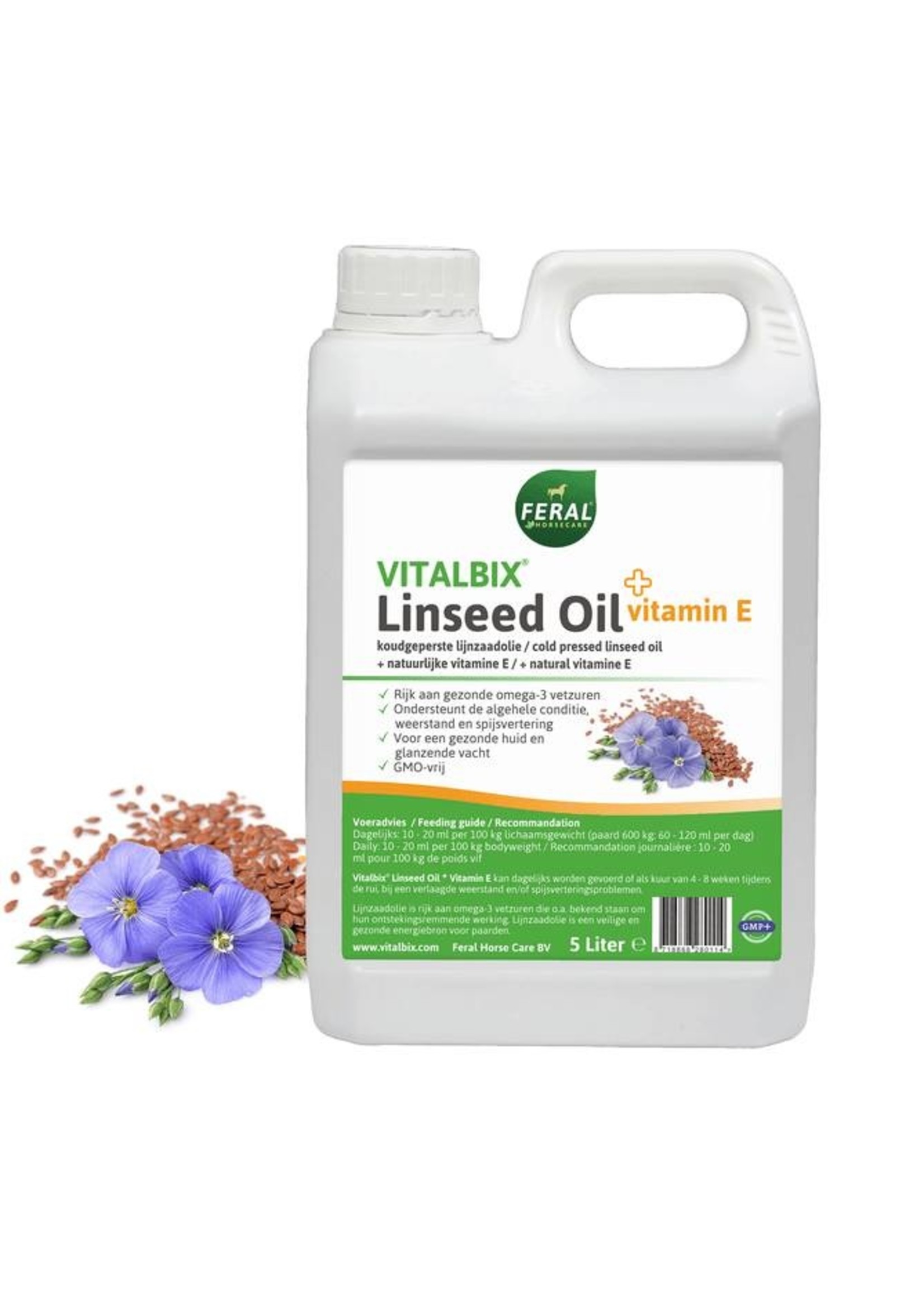 Vitalbix Vitalbix Linseed Oil + Vitamine E 2 L en 5 L