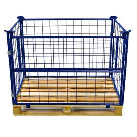 Cage Container steel H800mm folding window