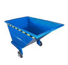 Chip Container 400L with wheels Tipper Container manual CW-model