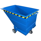 Chip Container 400L with wheels Tipper Container manual CW-model