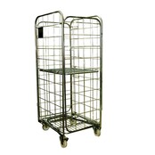 Nestable Roll Container with 4 sides