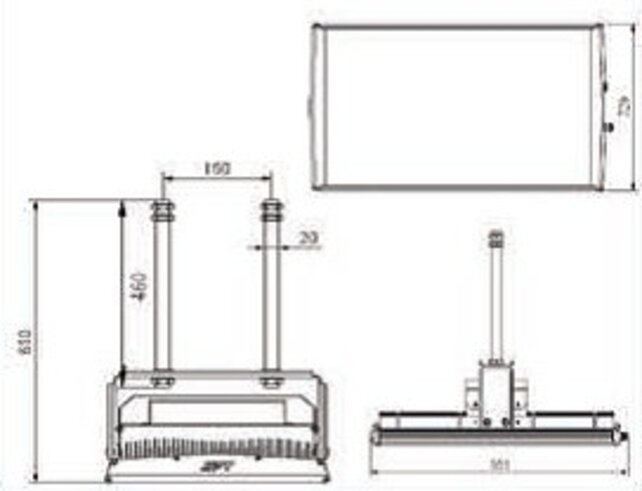 High Bay LED 200W 16000 lumen Philips Chip