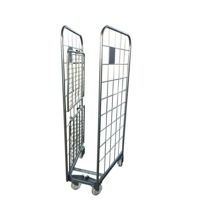 Roll conteneur 2 côtés électro-zingué  emboîtable