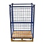SalesBridges Cage Container steel H1600mm folding window for industrial pallet