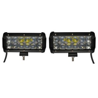 LED Worklamp 36W set of 2 pieces 5D Floodlight Bar CREE Chip 4900lm 6000K IP68