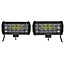 SalesBridges LED Worklamp 36W set of 2 pieces 5D Floodlight Bar CREE Chip 4900lm 6000K IP68
