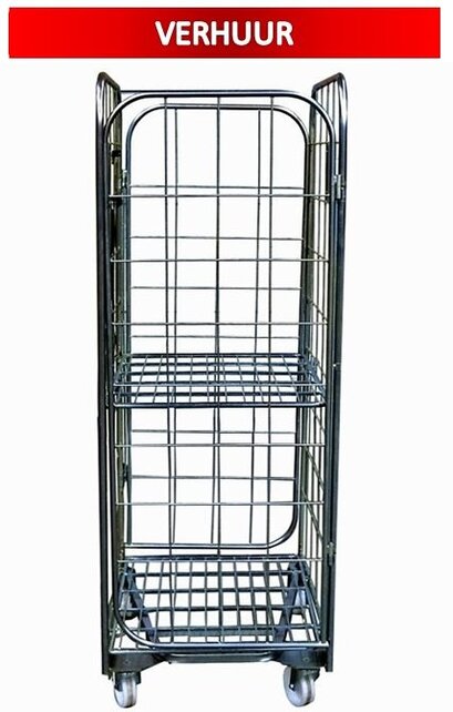 Nestable Roll Container with 4 sides RENTAL