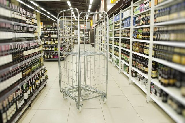 Nestable Roll Container with 4 sides RENTAL