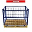 SalesBridges Opzetrand staal H800mm klapraam en europallet VERHUUR