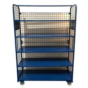 Order Picking Mesh Shelf Trolley Rollcontainer