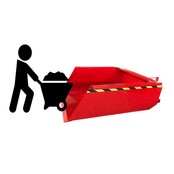 Shovel 1500L Scoop Tipping Bucket for Forklift