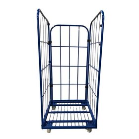 Roll Container with 3 sides demountable (H) 1530 mm powdercoating RAL5010