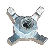 Stervormige moer Star-shaped nut Bekisting Accessoire