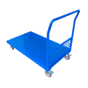 Bakwagen met gaaswanden plateauwagen 500kg laag model- Plateaukarretje