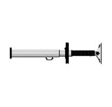 Spindle Element with end-hinge Accessory Formwork