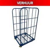 Rolcontainer 2/3 heks demonteerbaar (H) 1530 mm  poedercoating RAL5010 VERHUUR