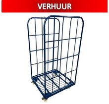 Roll Container with 2/3 sides demountable (H) 1530 mm powdercoating RAL5010 RENTAL