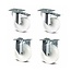 CASCOO Jeu de roues nylon diamètre 160 mm