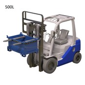 Benne à fond ouvrant superposable 1500L  pour chariot élévateur et grue