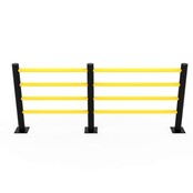 Traffic barrier SAFETY FENCE 4 beams d-flexx Delta 1600 mm