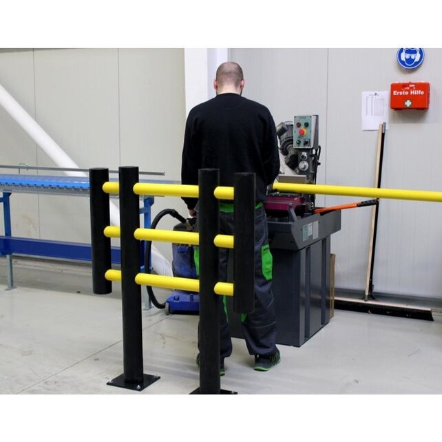 Traffic barrier MACHINE PROTECTIVE FENCE d-flexx FOXTROT