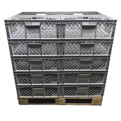 Bac de rangement Perforé 60x40x22 cm  Eurobox plastique