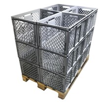 Eurokrat Geperforeerd 60x40x32 cm Kunststof bakken