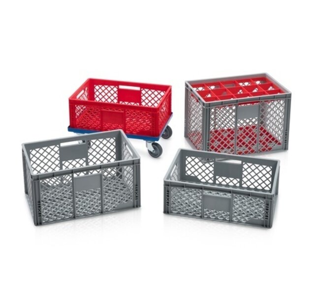 Bac de rangement en plastique Perforé 60x40x32 cm  Eurobox