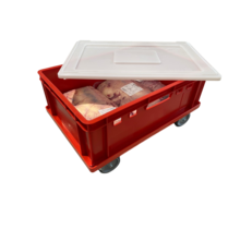 Krat voor vleeswaren 60x40x20 cm Euro E2 open handvat