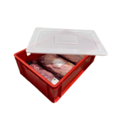 Krat voor vleeswaren 60x40x20 cm Euro E2 open handvat