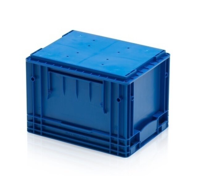RL-KLT container 60x40x28 cm Eurobox with drainage holes