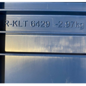 R-KLT Bac de rangement Bleu Fond de grille renforcé