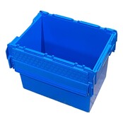 ALC krat 60x40x44 cm Eurobox ALC Bakken blauw met deksel
