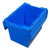 ALC krat 60x40x44 cm Eurobox ALC Bakken blauw met deksel