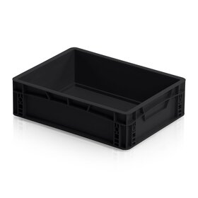 ESD Eurobox 40x30 cm diverse hoogtes ESD Euro container Bakken zwart