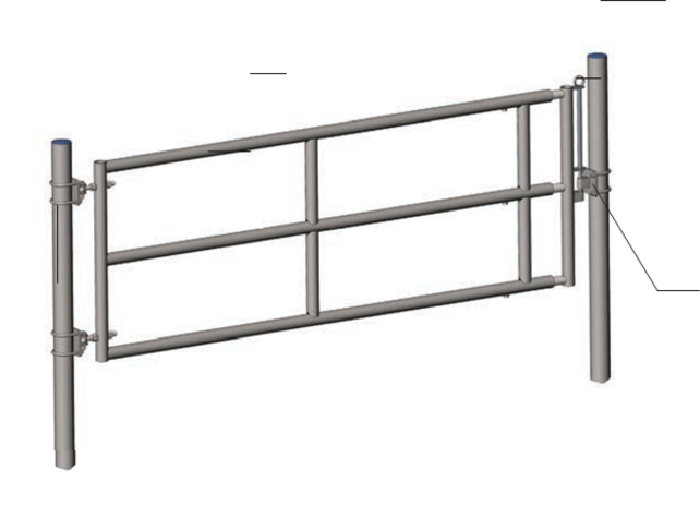Single Telescopic Gate