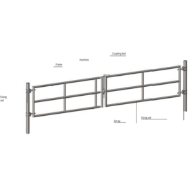 Double Telescopic Gate