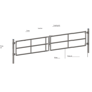 Double Telescopic Gate