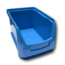 SalesBridges Magazijnbak Kunststof Grijpbakken B PP 23x15x12.5cm Blauw