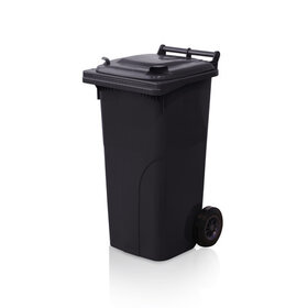 Plastic Rollcontainers Dustbins Minicontainer on Wheels 240L Black