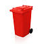SalesBridges Afvalcontainer 240L Minicontainer Rood Vuilnisbakken