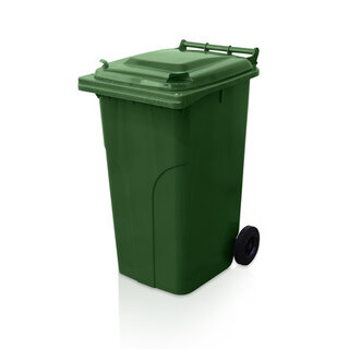 Plastic Rollcontainers Dustbins on Wheels 240L Green