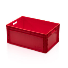 Bac de rangement  60x40x27 cm en plastique Rouge