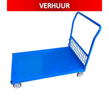Container on wheels with mesh walls Mesh walls trolley 500kg low model RENTAL